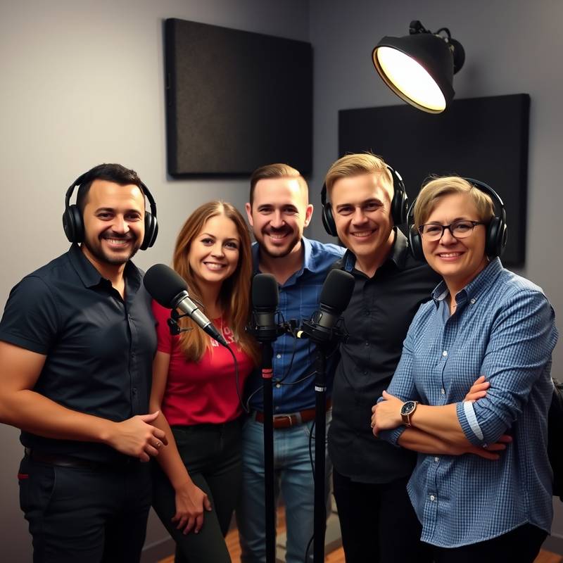 L'équipe de Studio de Podcast Étoile