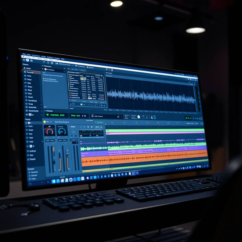 Logiciel de montage audio professionnel